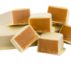 Premium Yorkshire White choc Coffee Fudge 200g